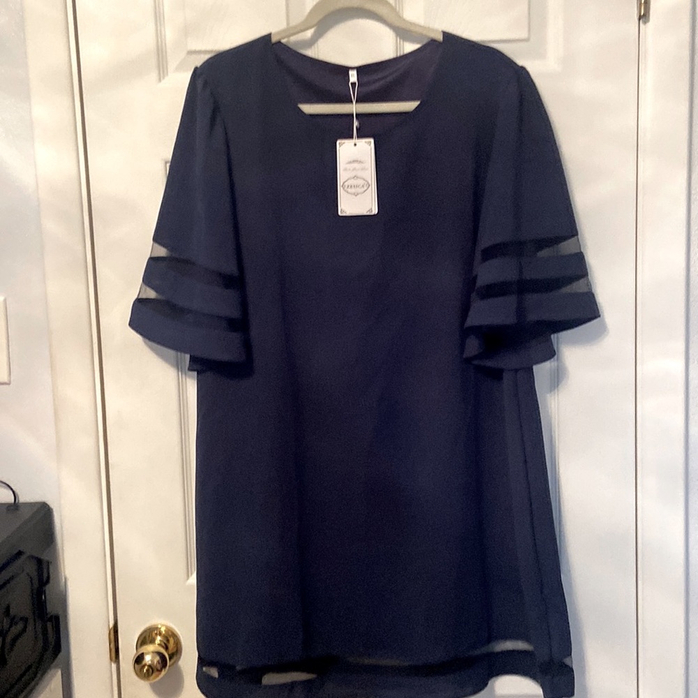 Zesica XL Navy Dark Blue Dress, new with tag (NWT)